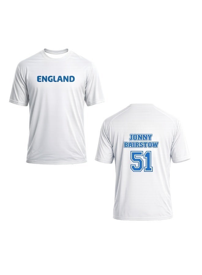 PRINTSHOP4ME England Unisex Sports Dry-Fit Jersey - Perfect for England Sports Fans - Comfortable and Stylish England Jersey for Adults - Image 1